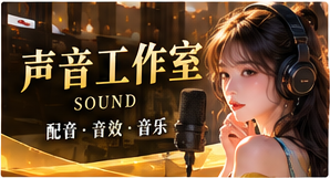 声音工作室栏目主题视觉